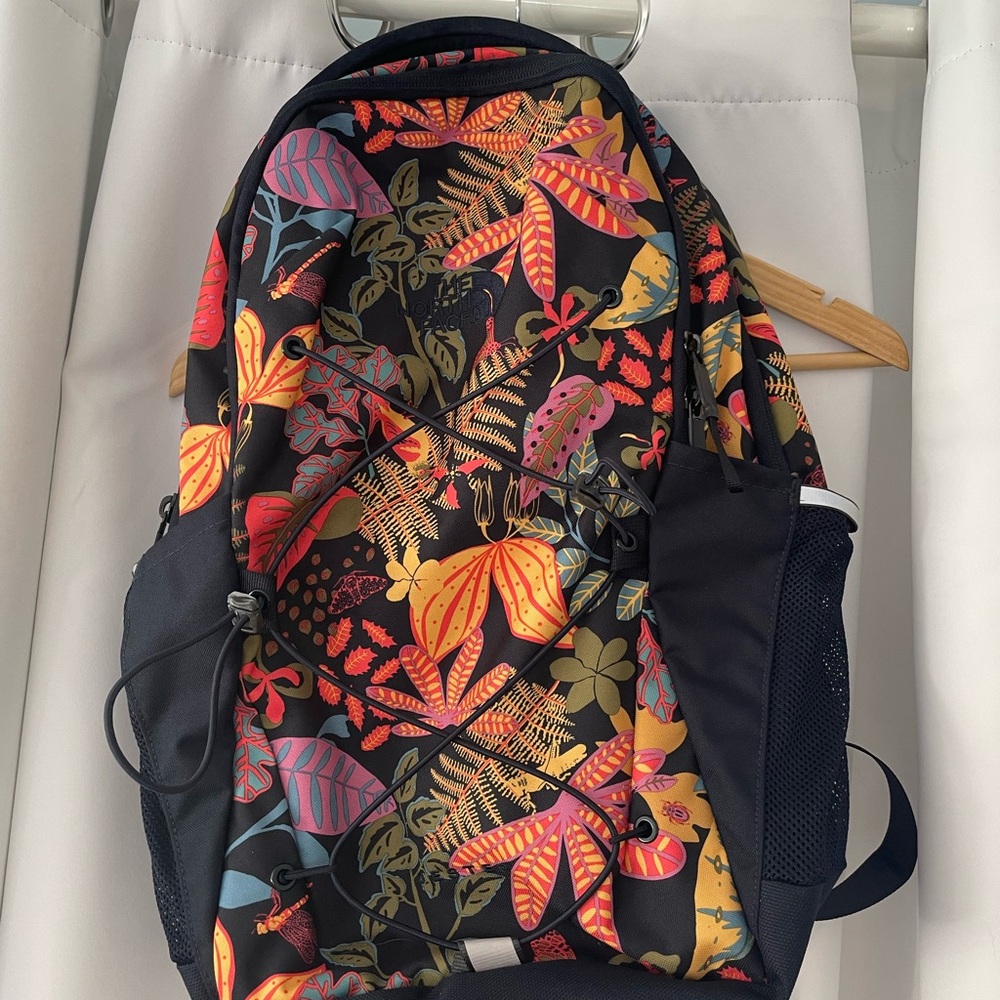 North Face Jester Floral Tropical Print Multicolor Backpack